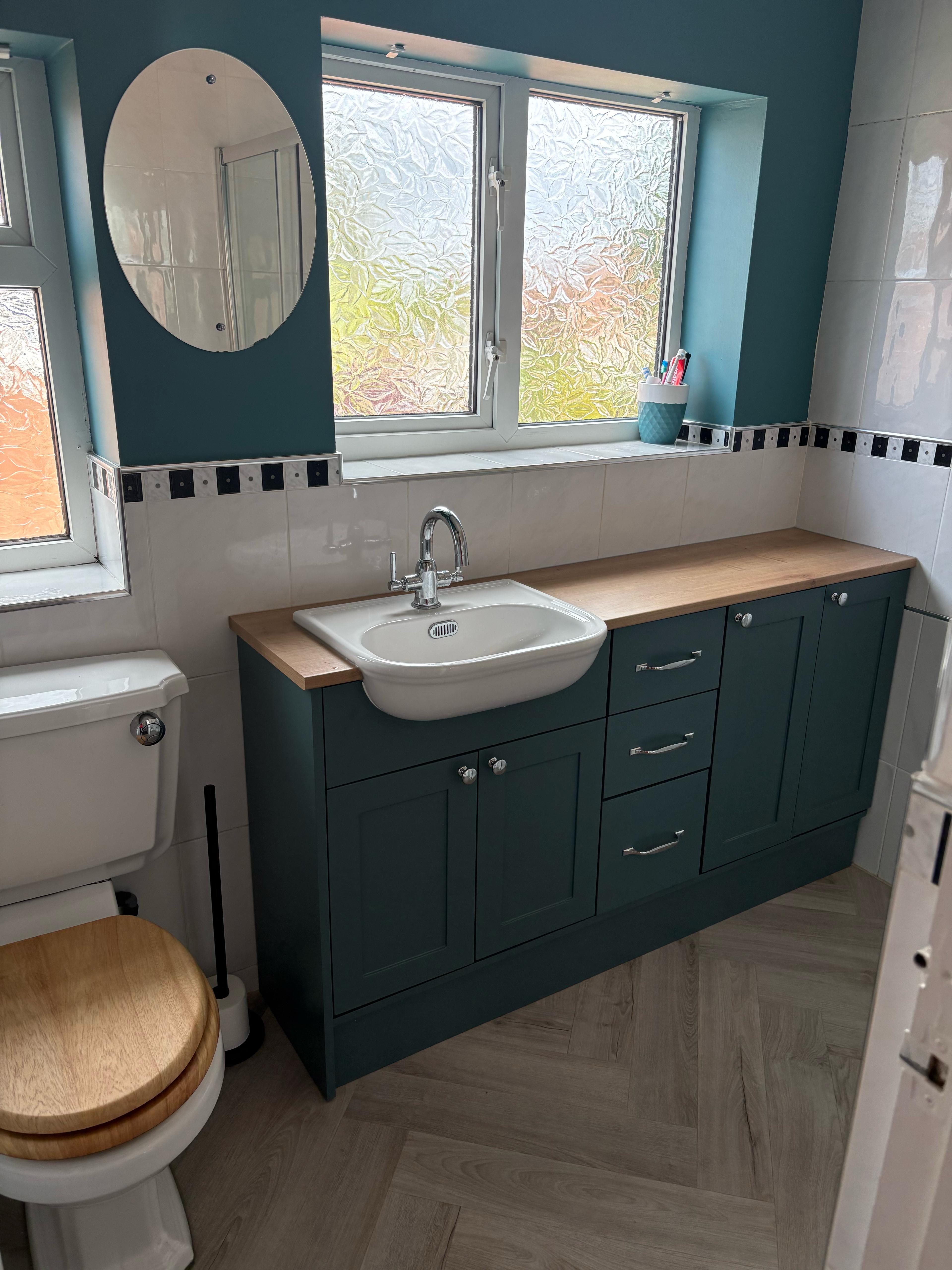 Green vanity bathroom furniture thumbnail